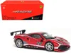 Bburago 2020 Ferrari 488 Challenge Evo #28 Red With Graphics "racing" Series 1/43 Diecast Model Car By Bbura In Red
