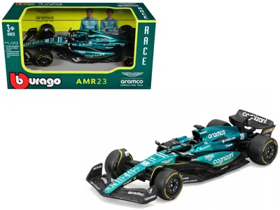 Bburago Aston Martin Amr23 #18 Lance Stroll "cognizant Aramco F1 Team" Formula One F1 World Championship (20 In Multi