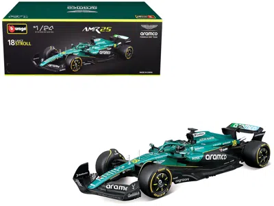 Bburago Aston Martin Amr25 #18 Lance Stroll "aramco" Formula One F1 "world Championship" (2025) 1/24 Diecast