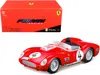 Bburago Ferrari 250 Testa Rossa #4 P. Hill - O. Gendebien Nurburgring 1000km (1959) 1/43 Diecast Model Car B In Red