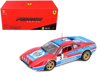 Bburago Ferrari 308 Gtb #3 J. C. Andruet - Biche Monte Carlo Rally (1982) 1/43 Diecast Model Car By  In Multi