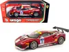 Bburago Ferrari 488 Challenge #11 Candy Red With White Stripes "ferrari Racing" 1/24 Diecast Model Car By Bb