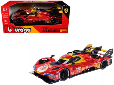 Bburago Ferrari 499p #50 Antonio Fuoco - Miguel Molina - Nicklas Nielsen "ferrari Af Corse" Winner "24 Hours In Red