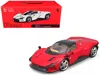 Bburago Ferrari Daytona Sp3 Red With Black Top "signature Series" 1/18 Diecast Model Car By  In Red