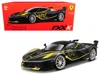 Bburago Ferrari Fxx-k #44 Black With Yellow Stripes "signature Series" 1/18 Diecast Model Car By