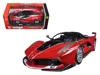 Bburago Ferrari Racing Fxx-k #10 Red 1/24 Diecast Model Car By