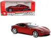 Bburago Ferrari Roma Red Metallic "race + Play" Series 1/24 Diecast Model Car By