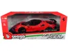 Bburago Ferrari Sf90 Xx Stradale Red With Black Top "race + Play" Series 1/18 Diecast Model Car By  In Red