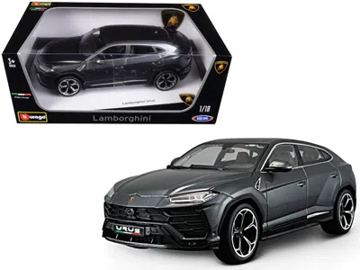 Bburago Lamborghini Urus Gray Metallic 1/18 Diecast Model Car By  In Black