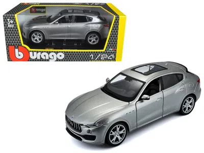 Bburago Maserati Levante Silver 1/24 Diecast Model Car By  In Gray
