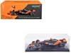 Bburago Mclaren Mcl38 #4 Lando Norris "okx" Winner Formula One F1 "miami Gp" (2024) With Driver Figure And D In Black