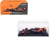 Bburago Mclaren Mcl38 #4 Lando Norris "okx" Winner Formula One F1 "miami Gp" (2024) With Driver Figure And D In Multi