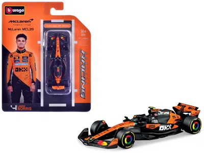 Bburago Mclaren Mcl39 #4 Lando Norris Winner Formula One F1 "australian Gp" (2025) "formula Racing" Series 1 In Multi