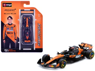 Bburago Mclaren Mcl39 #81 Oscar Piastri Formula One F1 "australian Gp" (2025) "formula Racing" Series 1/64 In Multi
