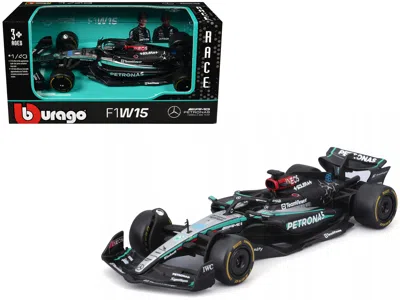 Bburago Mercedes-amg F1 W15 E Performance #63 George Russell "petronas" Formula One F1 World Championship (2 In Black