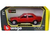 Bburago Mercedes-benz 190 E 2.6 Red 1/24 Diecast Model Car By