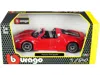 Bburago Porsche 918 Spyder Convertible Red 1/24 Diecast Model Car By