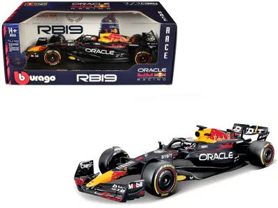 Bburago Red Bull Racing Rb19 #1 Max Verstappen "oracle" Champion Formula One F1 World Championship (2023) "r In Black