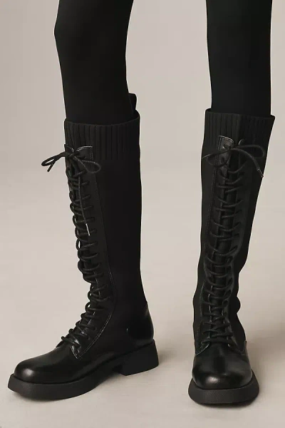 Bc Footwear By Seychelles Carmen Lace-up Boots In Black