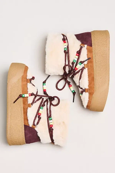 Bc Footwear By Seychelles Sitka Beaded Laces Boots In Neutral