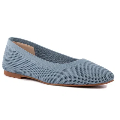 Bc Footwear Next Chapter Womens Knit Leopard Ballet Flats