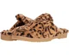 Bc Footwear Prime Time Women's Brown Leopard Faux Fur Slip-on Slipper Jobb802 In Animal Print