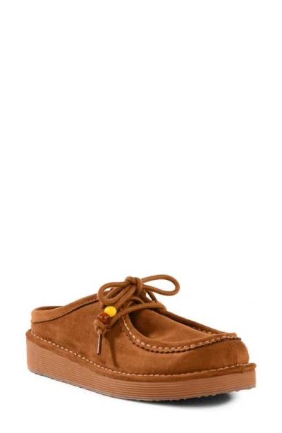 Bc Footwear Smooth Landing Mule In Brown