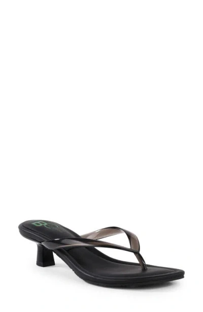 Bc Footwear Starburst Kitten Heel Sandal In Black