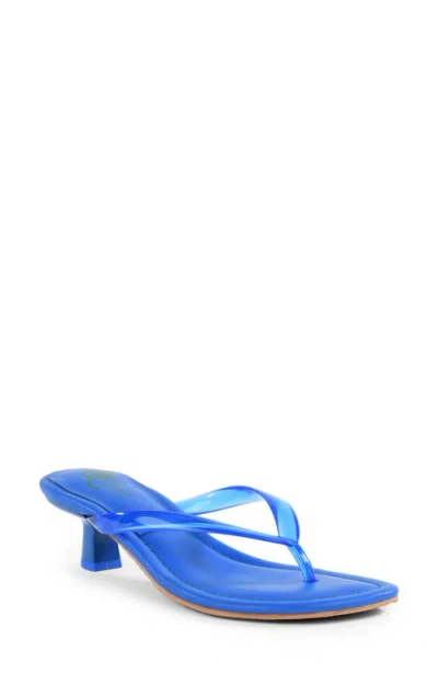 Bc Footwear Starburst Kitten Heel Sandal In Blue