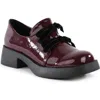 Bc Footwear Sweet Darling Platform Loafer In Burgundy