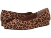 Bc Footwear Women's Pointed Toe Role Model Ballet Flats In Multicolor In Animal Print