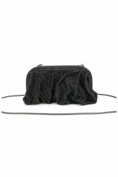 Bc Handbags Women's Crystal Clutch In Black