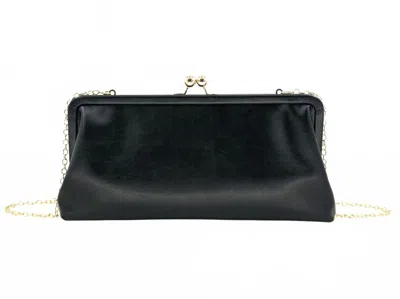 Bc Handbags Women's Kiss Lock Clutch Bag In Black