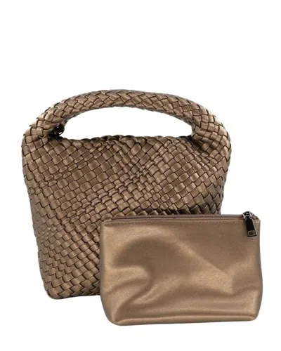Bc Handbags Women's Lacey Mini Hobo Bag In Bronze In Gold