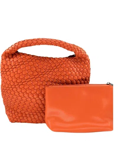 Bc Handbags Women's Lacey Mini Hobo Bag In Orange