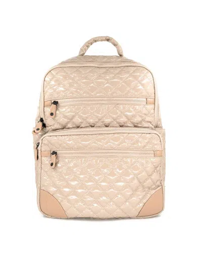 Bc Handbags Women's Quilted Backpack In Nude In Brown