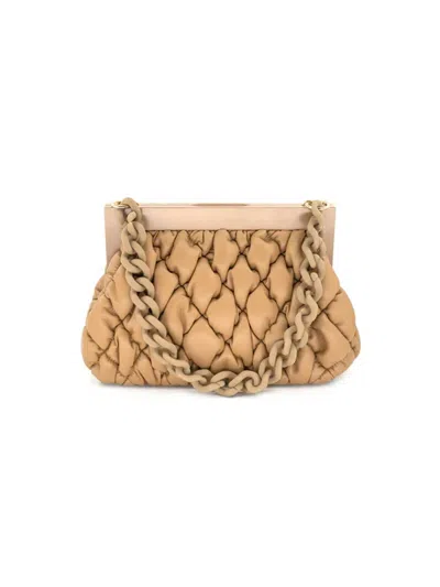 Bc Handbags Women's Quilted Shoulder Bag In Beige