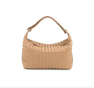 Bc Handbags Women's Reno Woven Shoulder Bag In Beige In Sand