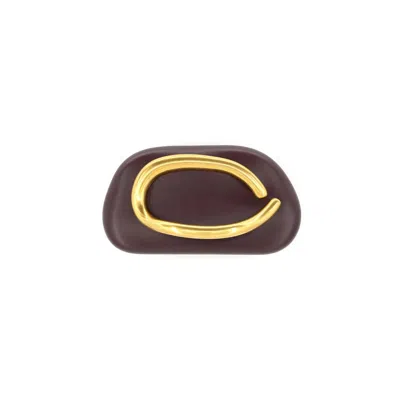 Bc Handbags Women's Sleek Slide Wristlet In Burgundy In White