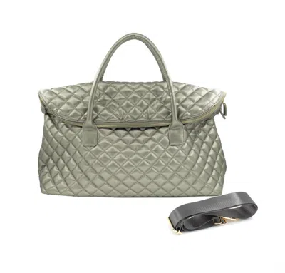 Bc Handbags Women's Weekend Bag In Pewter In Silver
