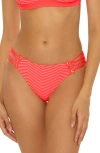 Bca By Rebecca Virtue Connect Hipster Bikini Bottoms In Red