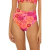 Bca By Rebecca Virtue Copacabana High Waist Bikini Bottoms In Multi