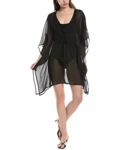 Bca By Rebecca Virtue Sheer Tunic Cover-up In Black