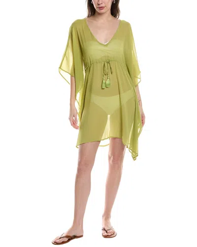 Bca By Rebecca Virtue Sheer Tunic Cover-up In Green