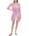Bca By Rebecca Virtue Sheer Tunic Cover-up In Purple