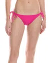Bca By Rebecca Virtue Tie Side Bottom In Pink