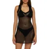 Bca Fishnet Cover-up Mini Sundress