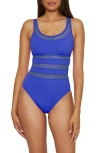 Bca Mesh Inset One-piece Swimsuit