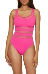 Bca Mesh Inset One-piece Swimsuit