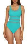 Bca Mesh Inset One-piece Swimsuit